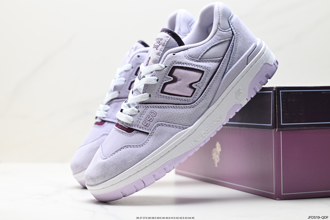 170 New Balance 55系列 新平衡皮面中性休闲跑鞋 BB550RR1