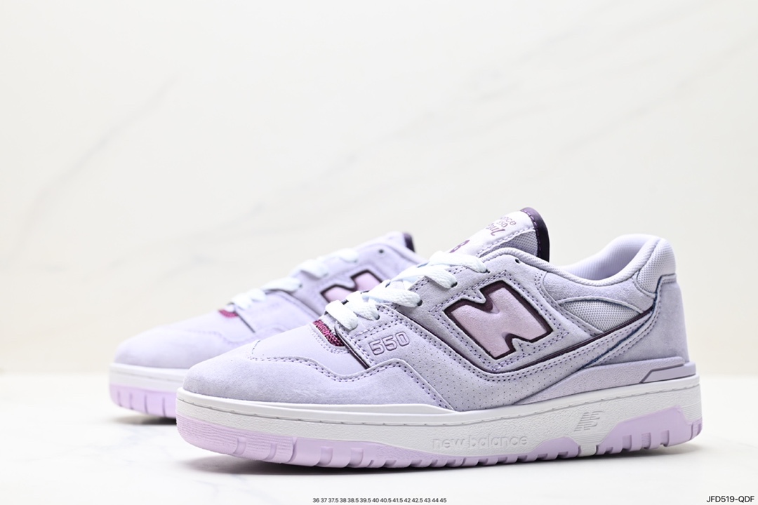 170 New Balance 55系列 新平衡皮面中性休闲跑鞋 BB550RR1