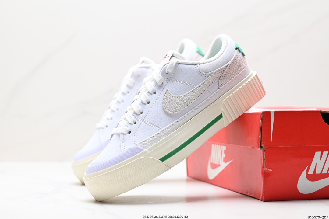 福利120 耐克Nike Court Legacy 百搭单品 耐克Nike Court Legacy学院产物板鞋 DM7590-600