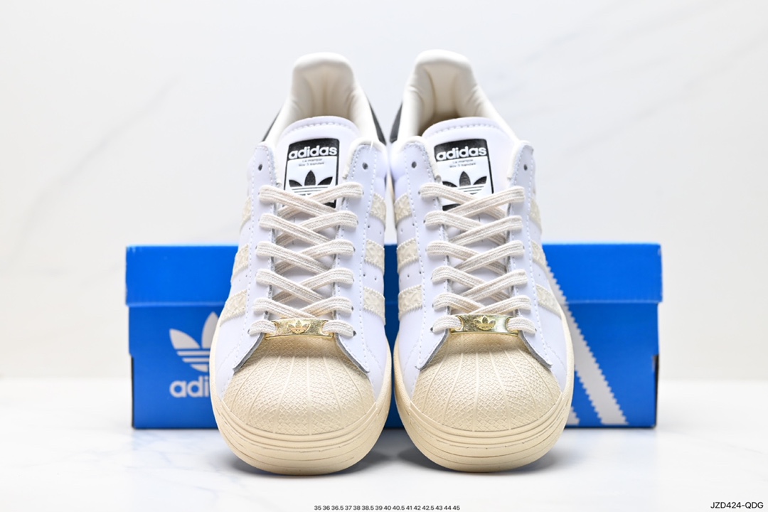 140 阿迪达斯Adidas三叶草 Originals Superstar Pride RM贝壳头板鞋 ID4675