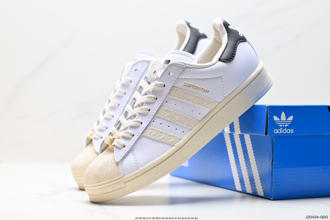 140 阿迪达斯Adidas三叶草 Originals Superstar Pride RM贝壳头板鞋 ID4675