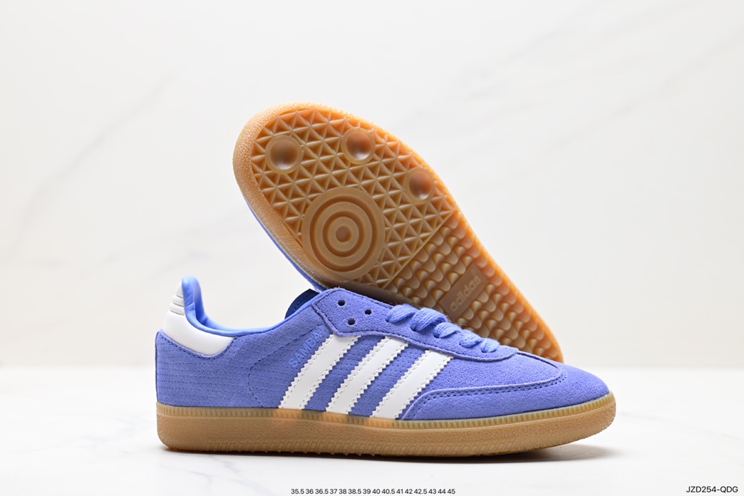 140 阿迪达斯三叶草Adidas Originals Samba Vegan OG”SPD“桑巴舞板鞋 B44697