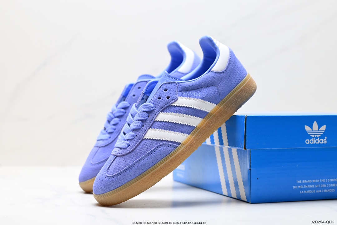 140 阿迪达斯三叶草Adidas Originals Samba Vegan OG”SPD“桑巴舞板鞋 B44697