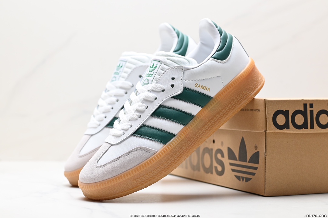 120 阿迪达斯三叶草Adidas Originals SambaX XLG桑巴舞板鞋 IE1376