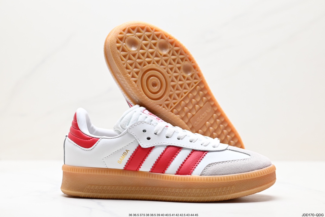 120 阿迪达斯三叶草Adidas Originals SambaX XLG桑巴舞板鞋 IE1376