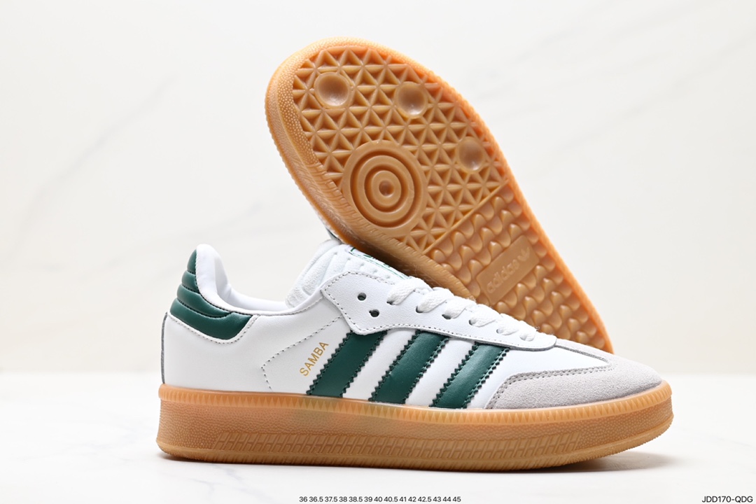 120 阿迪达斯三叶草Adidas Originals SambaX XLG桑巴舞板鞋 IE1376