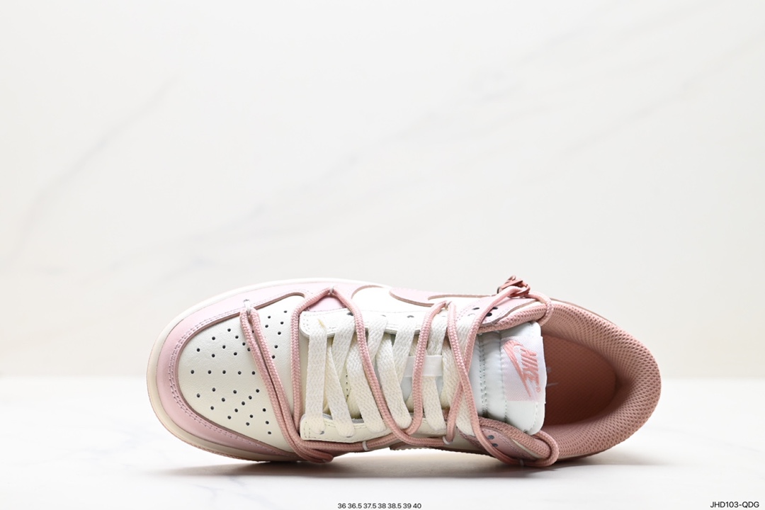 190 耐克Nike SB Dunk Low”Milk WhitePinkSmile“扣篮系列低帮休闲运动滑板板鞋