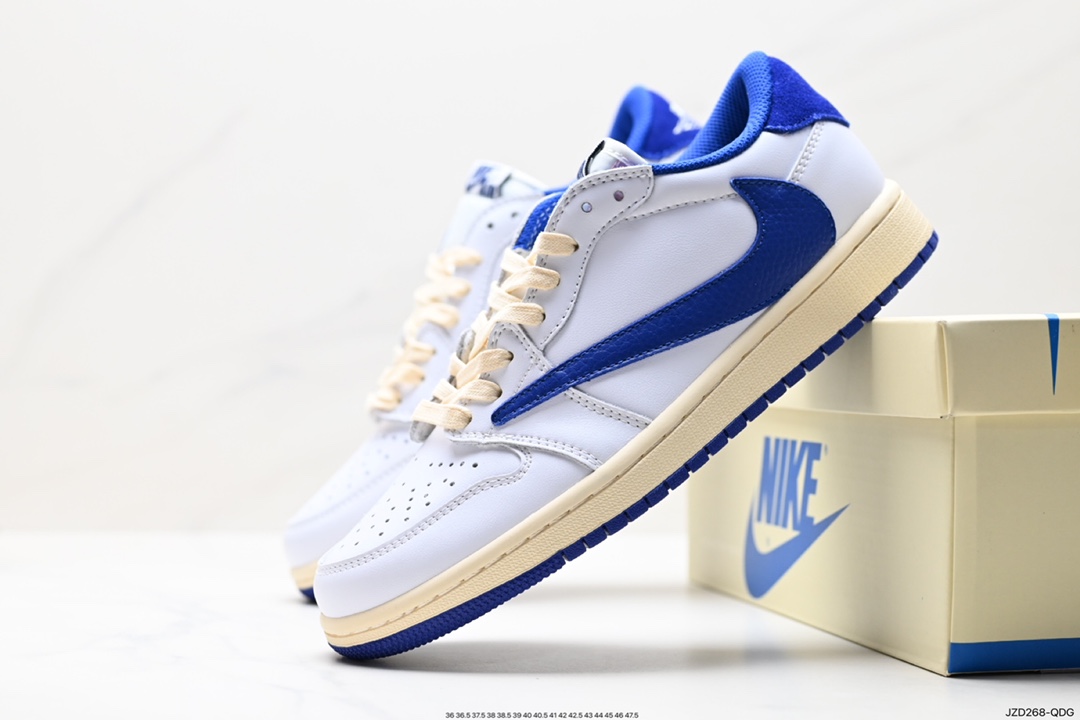 140 耐克Nike Wmns Air Jordan 1 Low”White Wolf Grey“AJ1乔丹一代低帮篮球鞋＂DM9868-128