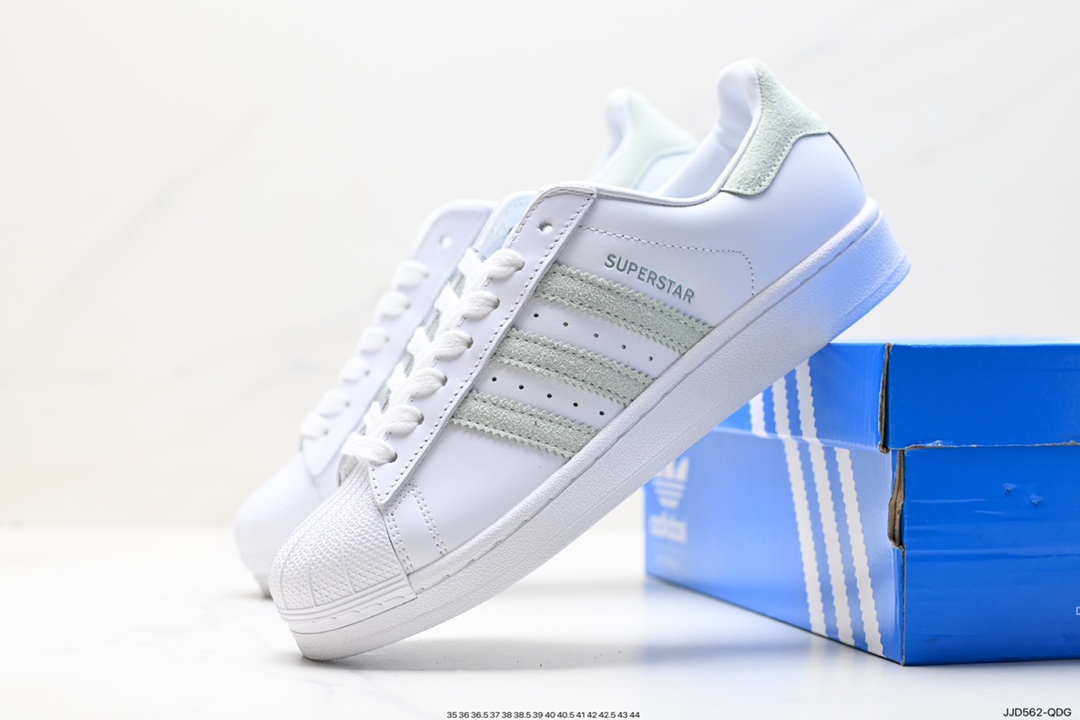 130 阿迪达斯Adidas三叶草 Originals Superstar Pride RM贝壳头系列板鞋 EE4473