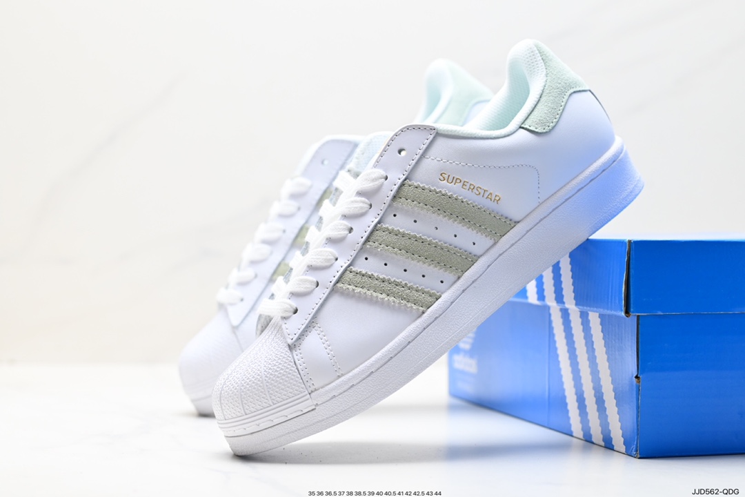 130 阿迪达斯Adidas三叶草 Originals Superstar Pride RM贝壳头系列板鞋 EE4473