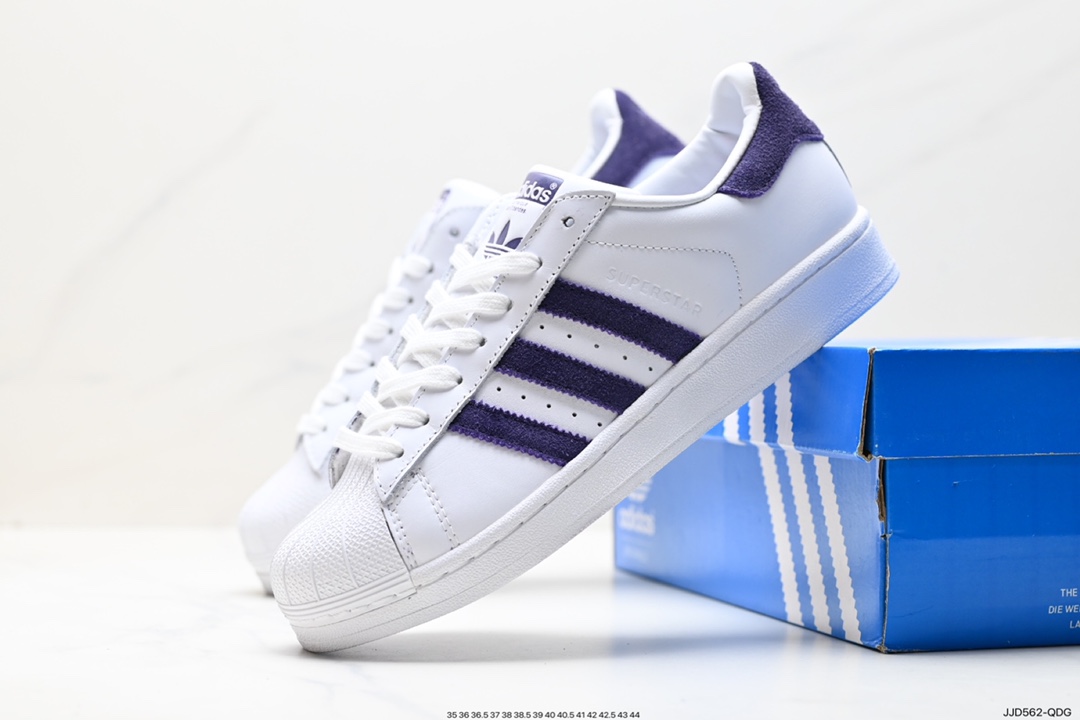 130 阿迪达斯Adidas三叶草 Originals Superstar Pride RM贝壳头系列板鞋 EE4473