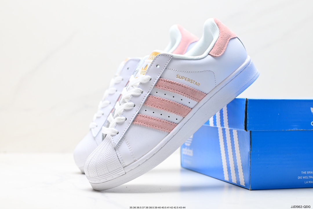 130 阿迪达斯Adidas三叶草 Originals Superstar Pride RM贝壳头系列板鞋 EE4473