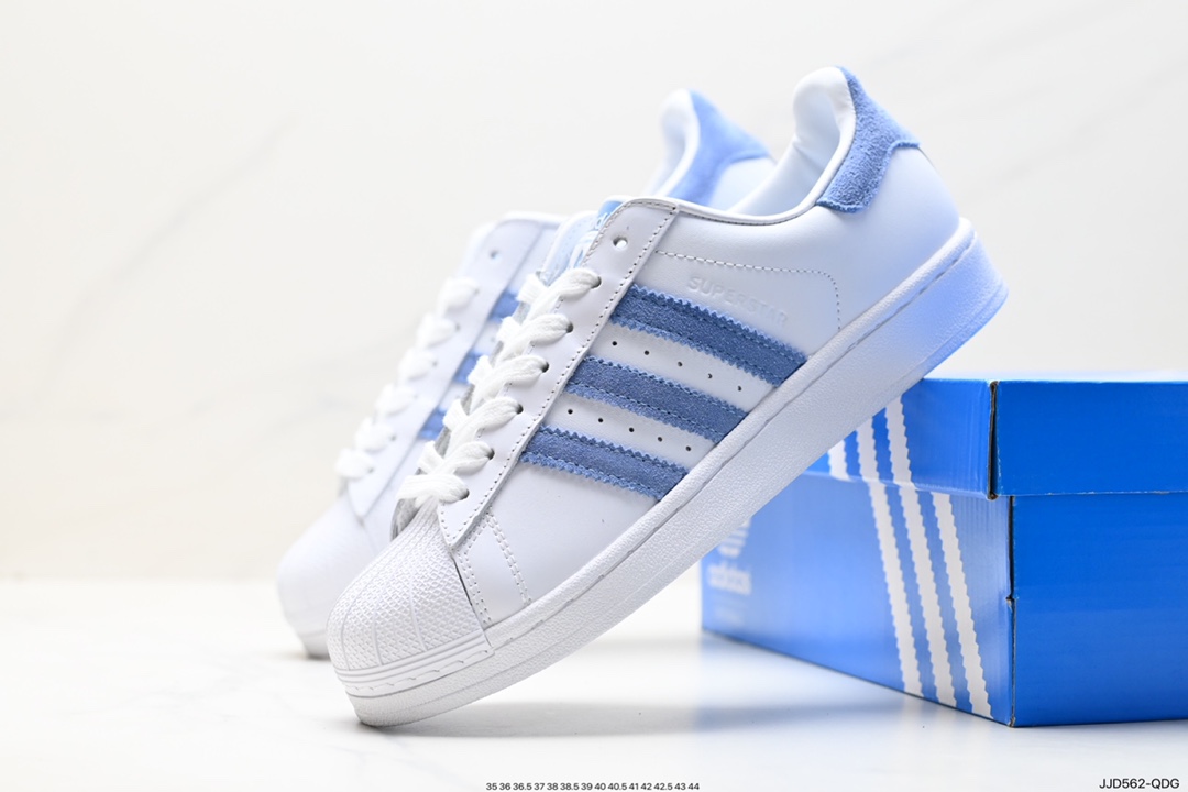 130 阿迪达斯Adidas三叶草 Originals Superstar Pride RM贝壳头系列板鞋 EE4473