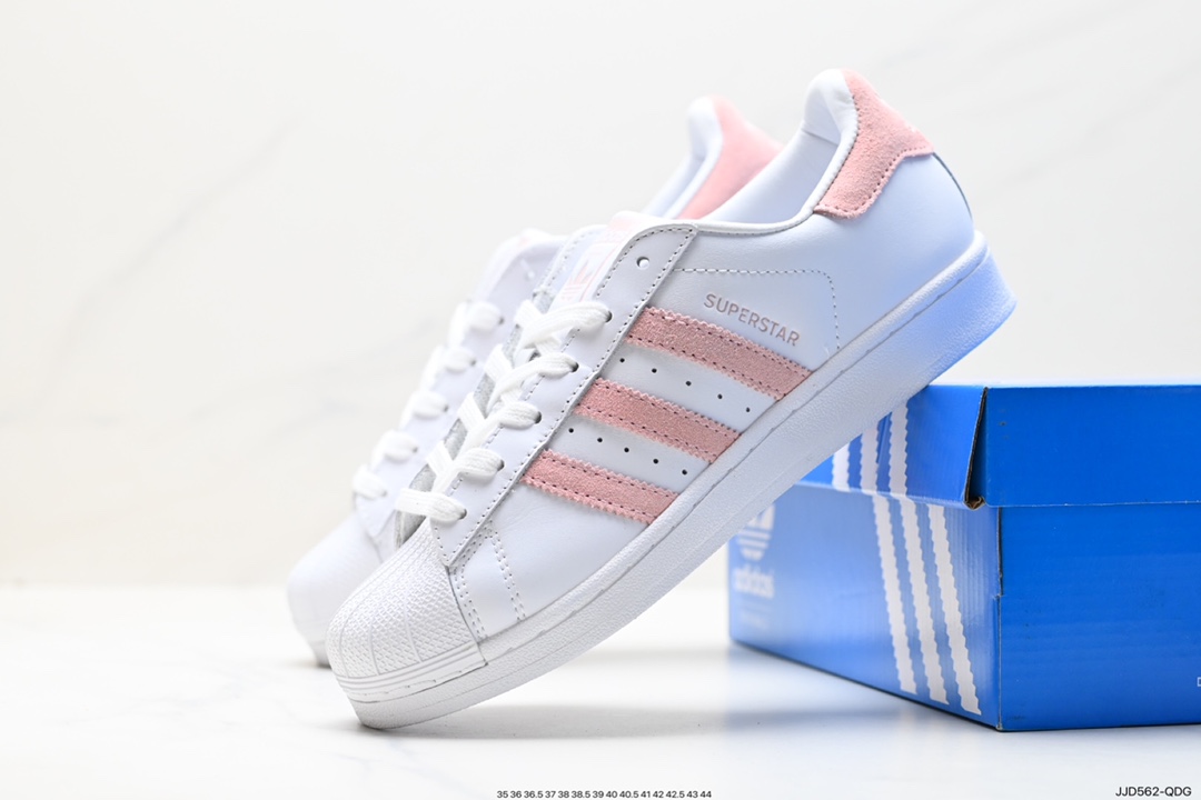 130 阿迪达斯Adidas三叶草 Originals Superstar Pride RM贝壳头系列板鞋 EE4473