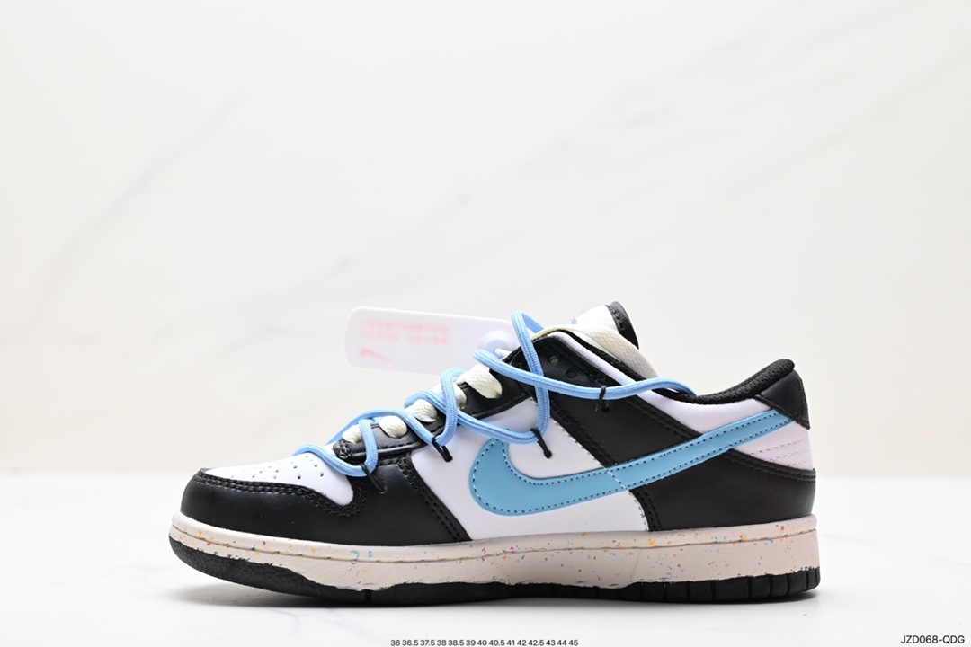 140 NK SB Dunk Low”GreenBeige“绑绳解构风 系列低帮休闲运动滑板板鞋 FD1232-001