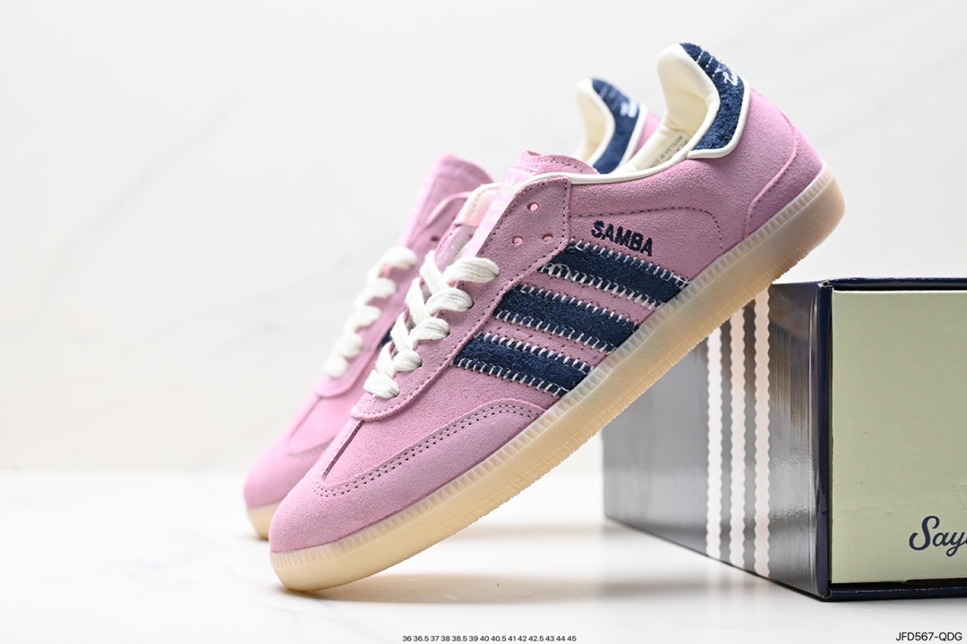 170 阿迪达斯三叶草Adidas Originals Samba Vegan OG”SPD 板鞋 IG4198