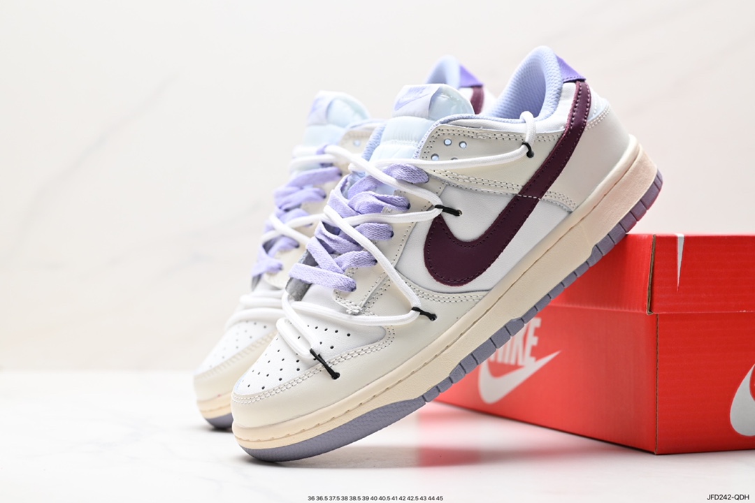 170 耐克Nike SB Dunk Low”Milk WhitePinkSmile“扣篮系列低帮休闲运动滑板板鞋