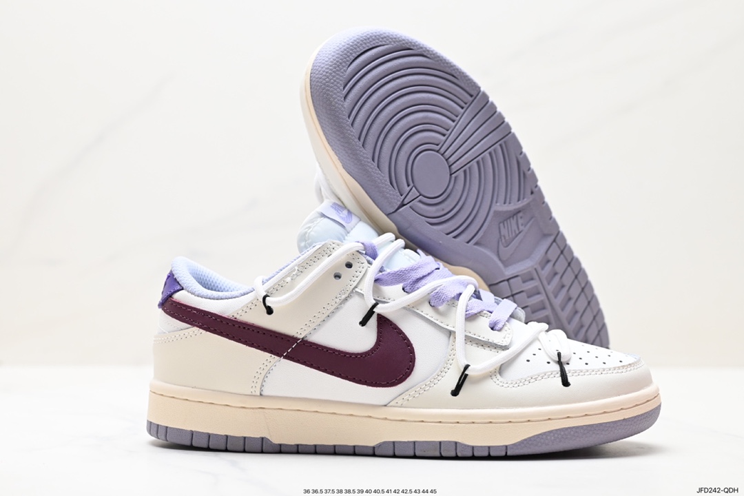 170 耐克Nike SB Dunk Low”Milk WhitePinkSmile“扣篮系列低帮休闲运动滑板板鞋