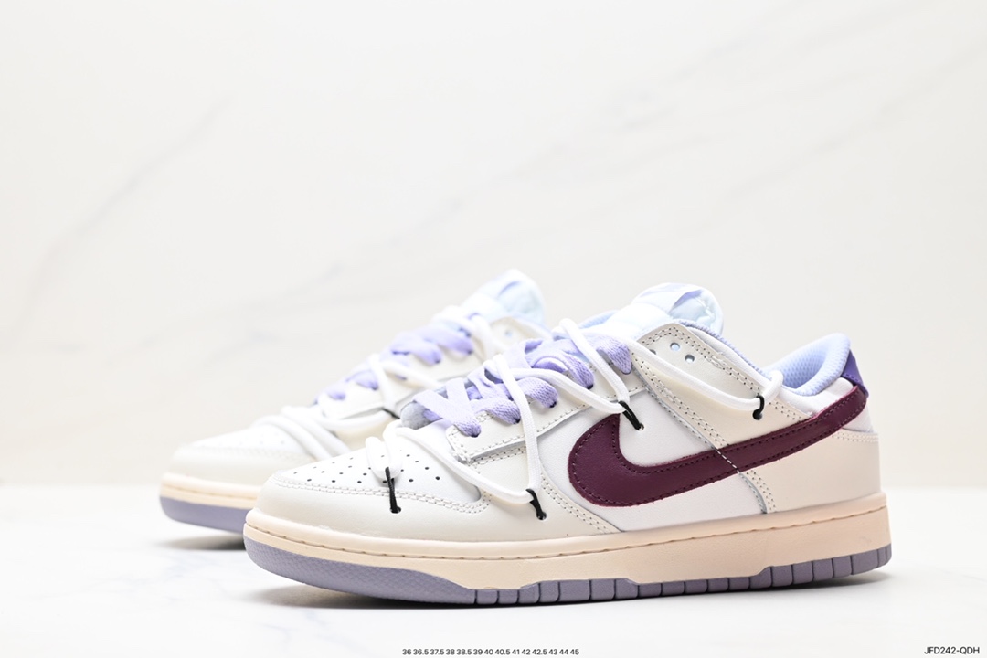 170 耐克Nike SB Dunk Low”Milk WhitePinkSmile“扣篮系列低帮休闲运动滑板板鞋