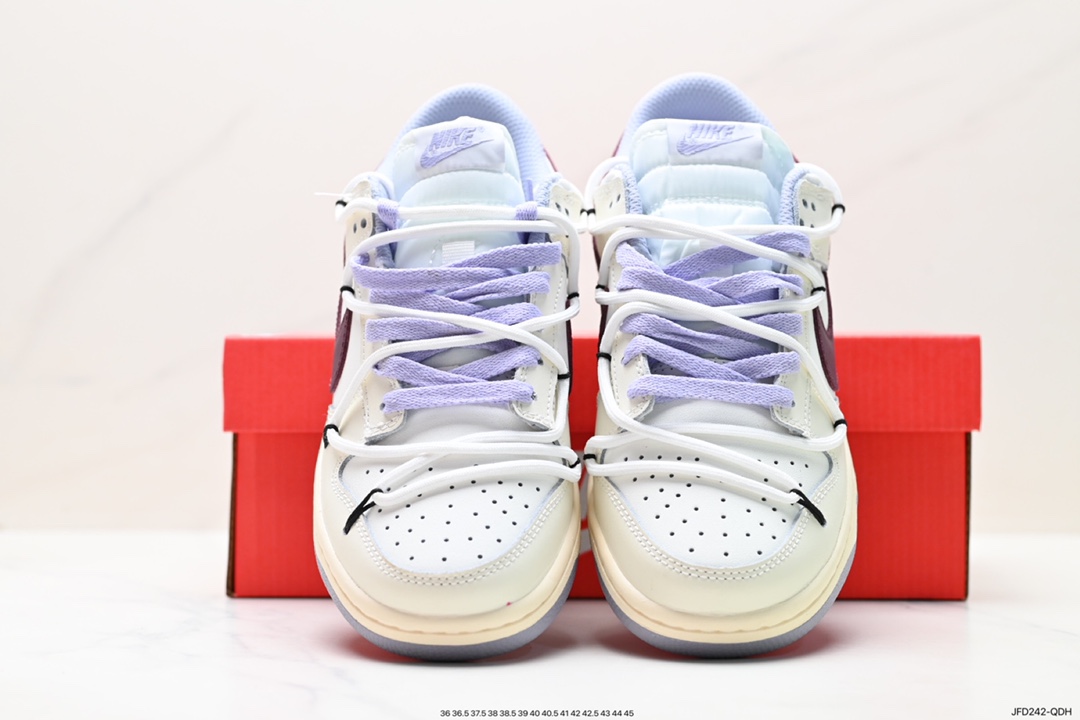 170 耐克Nike SB Dunk Low”Milk WhitePinkSmile“扣篮系列低帮休闲运动滑板板鞋