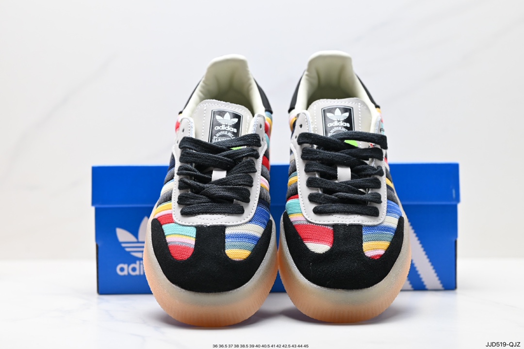 130 阿迪达斯三叶草Adidas Originals Samba Vegan OG”SPD“桑巴舞板鞋 ID0444