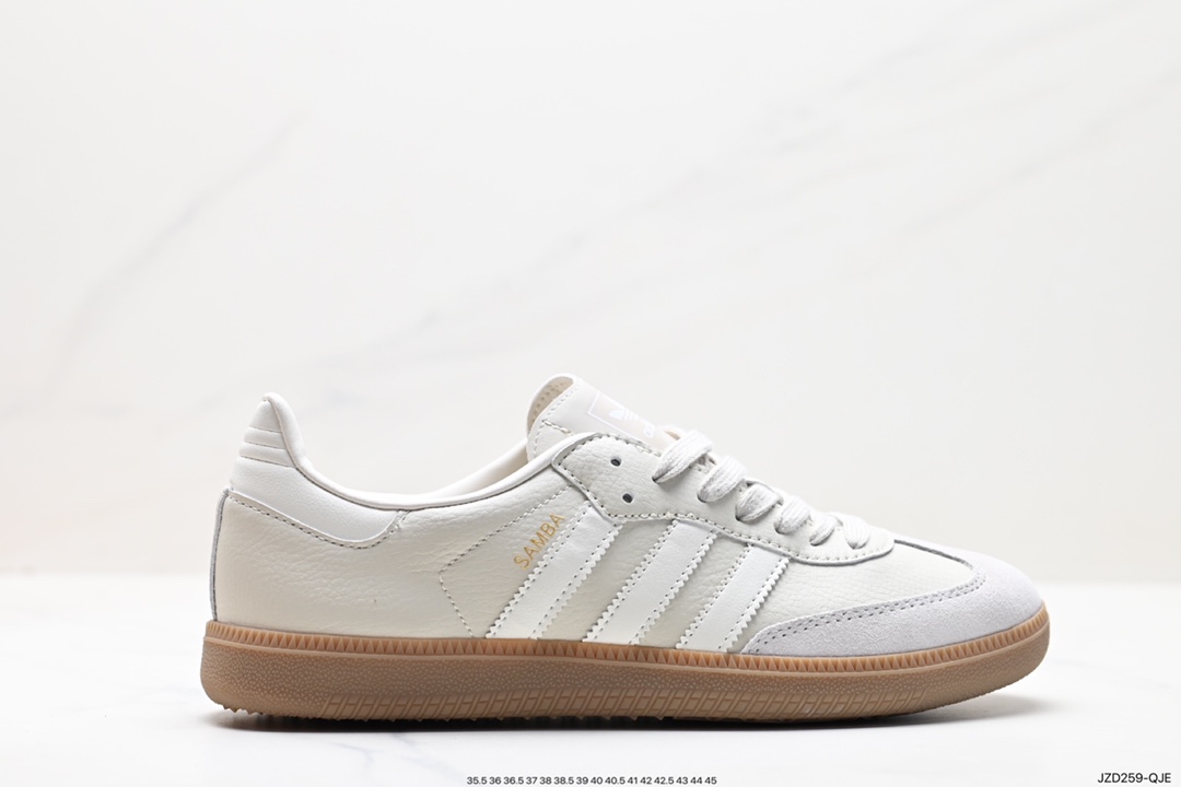 阿迪达斯Adidas Originals Samba Vegan OG桑巴舞板鞋 IE7013