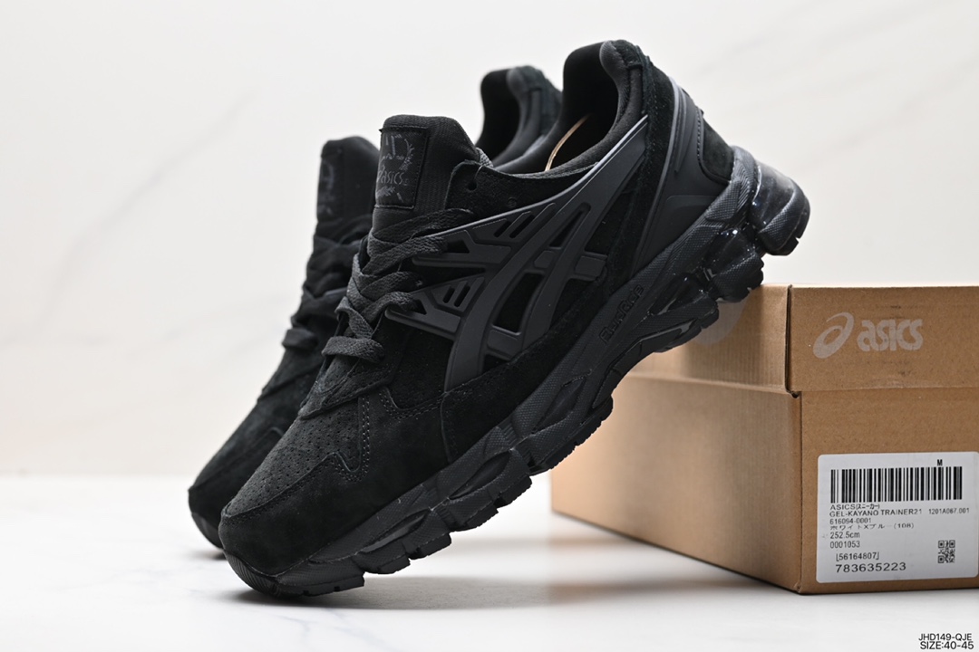 190 Awake NY x 亚瑟士/Asics Gel-Kayano 21"Grey"培训师混合21代系列低帮休闲运动慢跑鞋“浅灰银蓝橘”1201A067-022