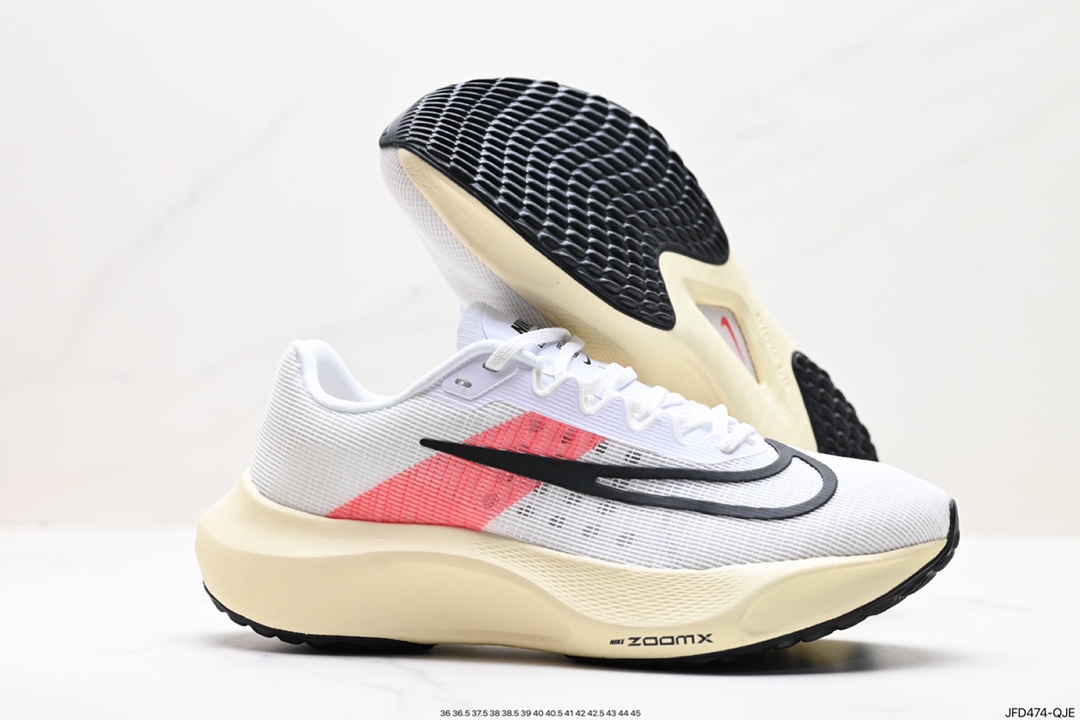 Nike Zoom FLY 5 PRM 不可战胜系列轻量飞织低帮休闲运动慢跑鞋 FD6562-100