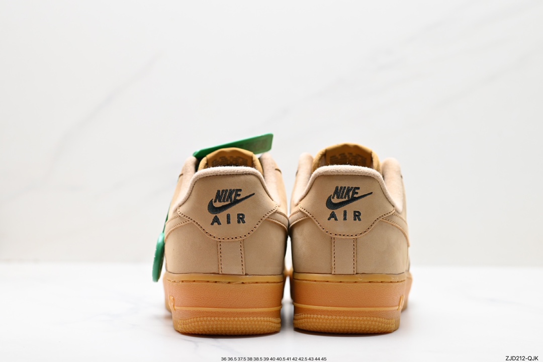 240 Nike Air Force1 Low AF1 经典款小麦色空军一号低帮休闲板鞋 AA4061-200