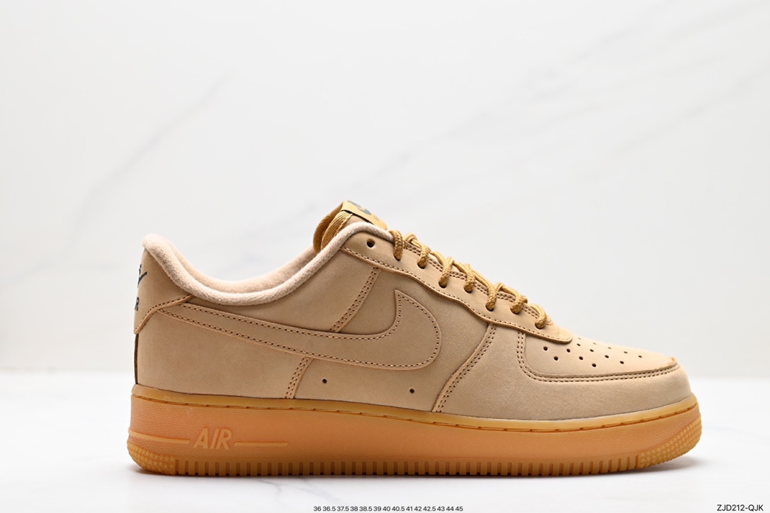 240 Nike Air Force1 Low AF1 经典款小麦色空军一号低帮休闲板鞋 AA4061-200