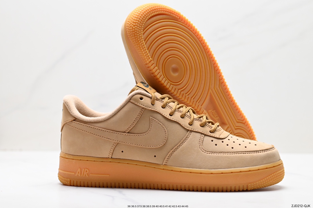 240 Nike Air Force1 Low AF1 经典款小麦色空军一号低帮休闲板鞋 AA4061-200