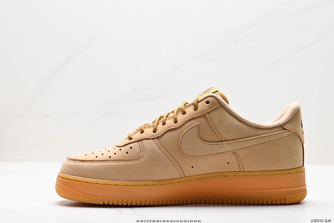 240 Nike Air Force1 Low AF1 经典款小麦色空军一号低帮休闲板鞋 AA4061-200