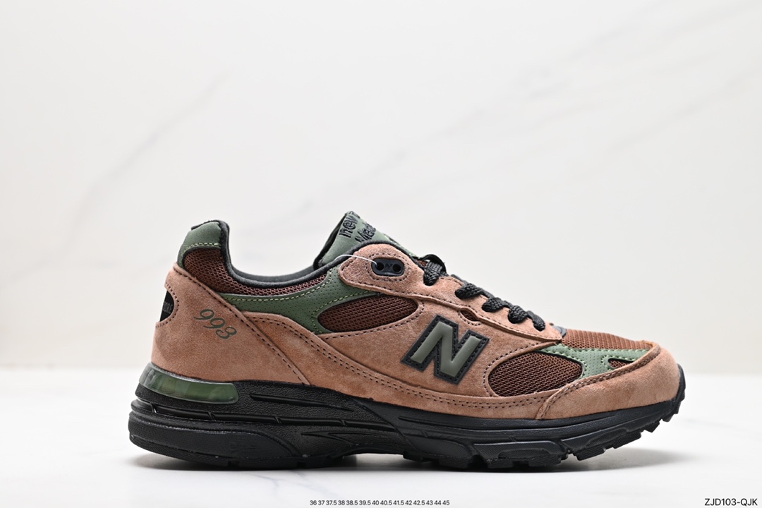 New Balance Made in USA MR993系列美产血统经典复古休闲运动百搭老爹跑步鞋“联名奶白岩石灰”MR993ALD