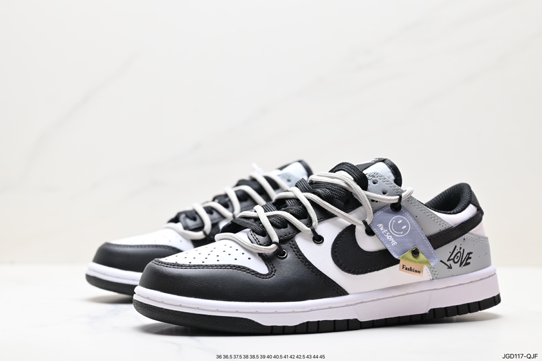 180 Nike SB Dunk Low”Milk White/Pink/Smile“扣篮板鞋 CW1590-100