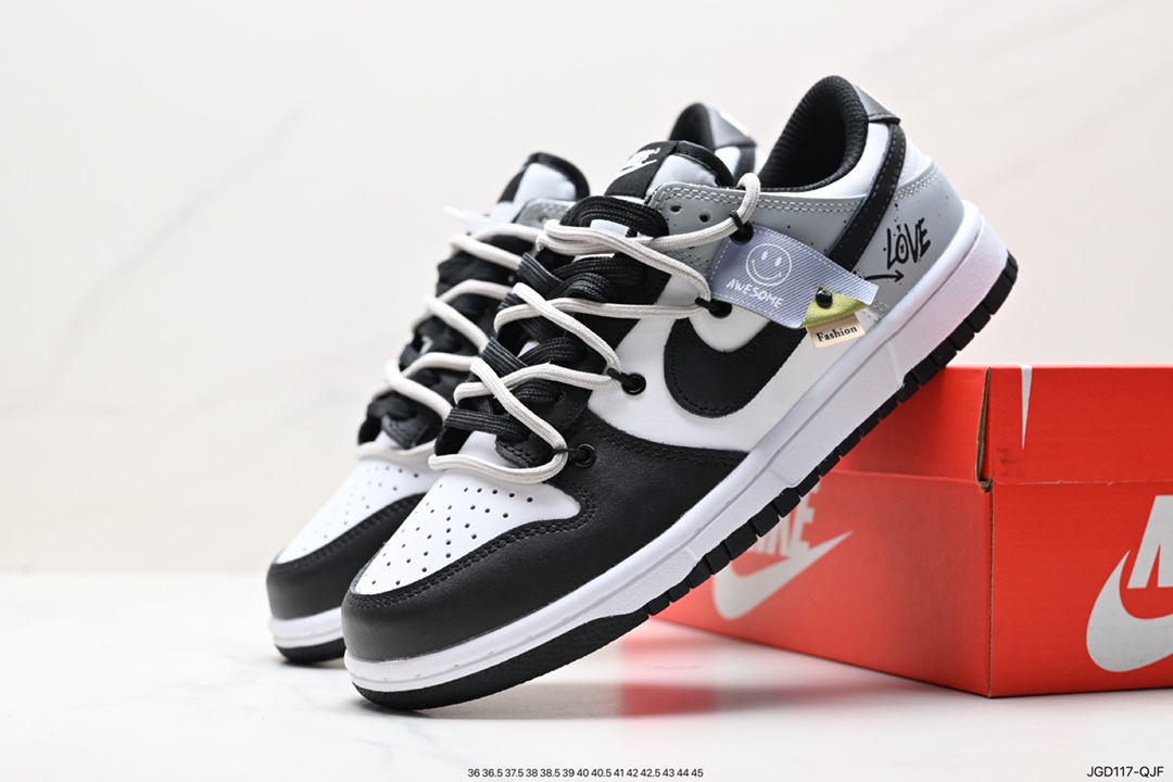 180 Nike SB Dunk Low”Milk White/Pink/Smile“扣篮板鞋 CW1590-100