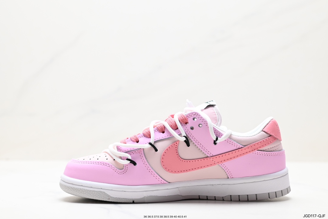 180 耐克Nike SB Dunk Low”Milk White/Pink/Smile“扣篮板鞋 CW1590-100