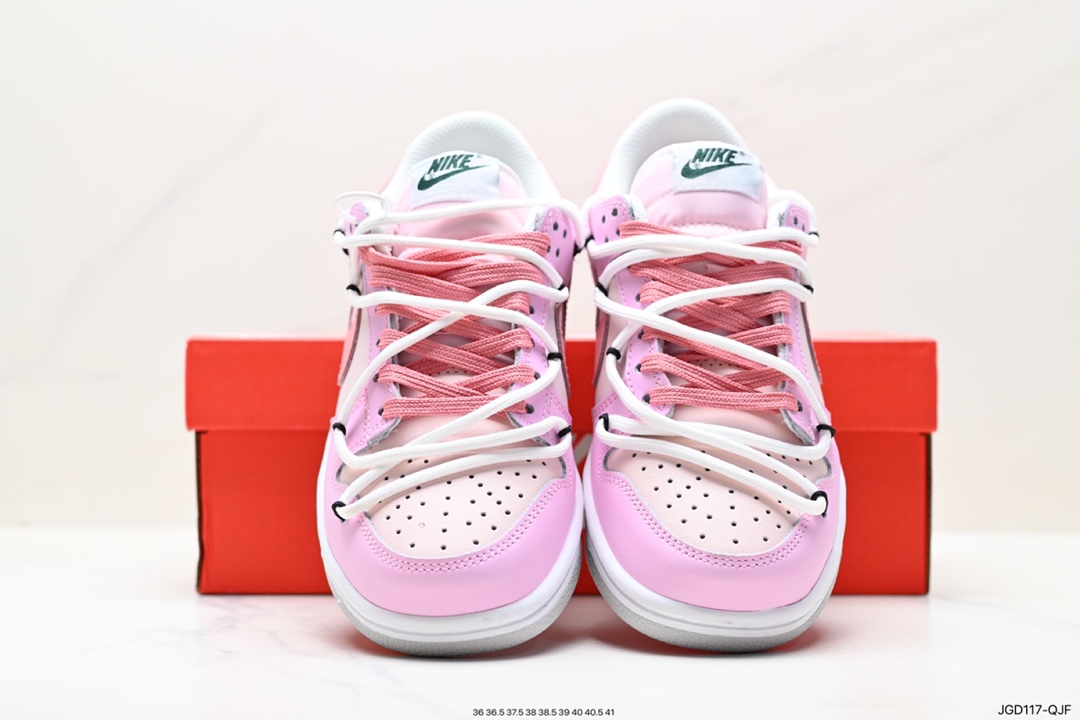 180 耐克Nike SB Dunk Low”Milk White/Pink/Smile“扣篮板鞋 CW1590-100