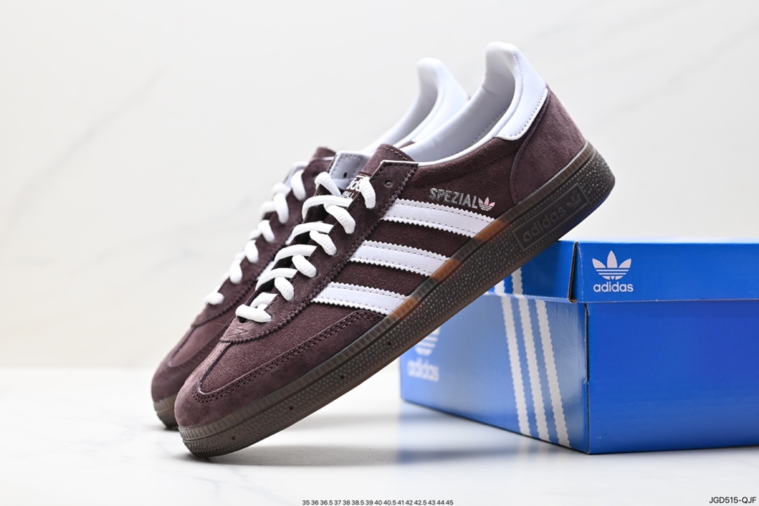 180 Adidas Handball Spezial”Brown“手球运动员系列低帮休闲鞋 IF8914