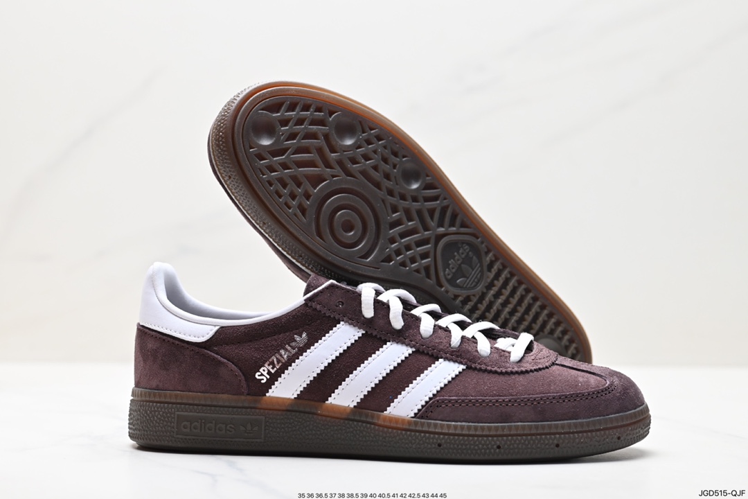 180 Adidas Handball Spezial”Brown“手球运动员系列低帮休闲鞋 IF8914