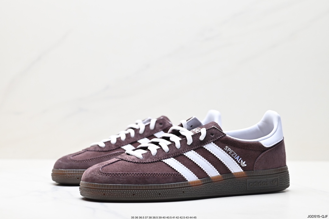 180 Adidas Handball Spezial”Brown“手球运动员系列低帮休闲鞋 IF8914