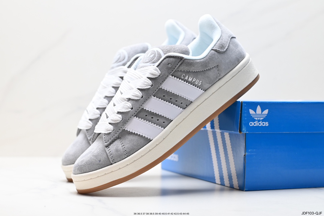 125 阿迪达斯Adidas Originals Campus 00s 学院系列 面包风经典复古低帮百搭休闲运动板鞋 ID7717