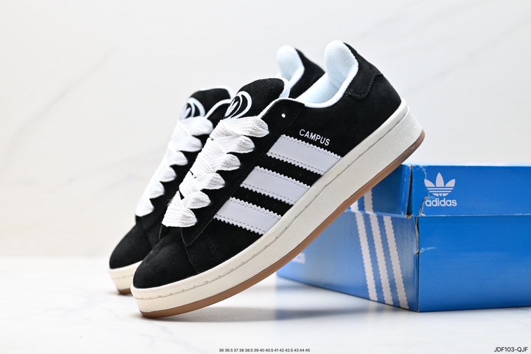 125 阿迪达斯Adidas Originals Campus 00s 学院系列 面包风经典复古低帮百搭休闲运动板鞋 ID7717