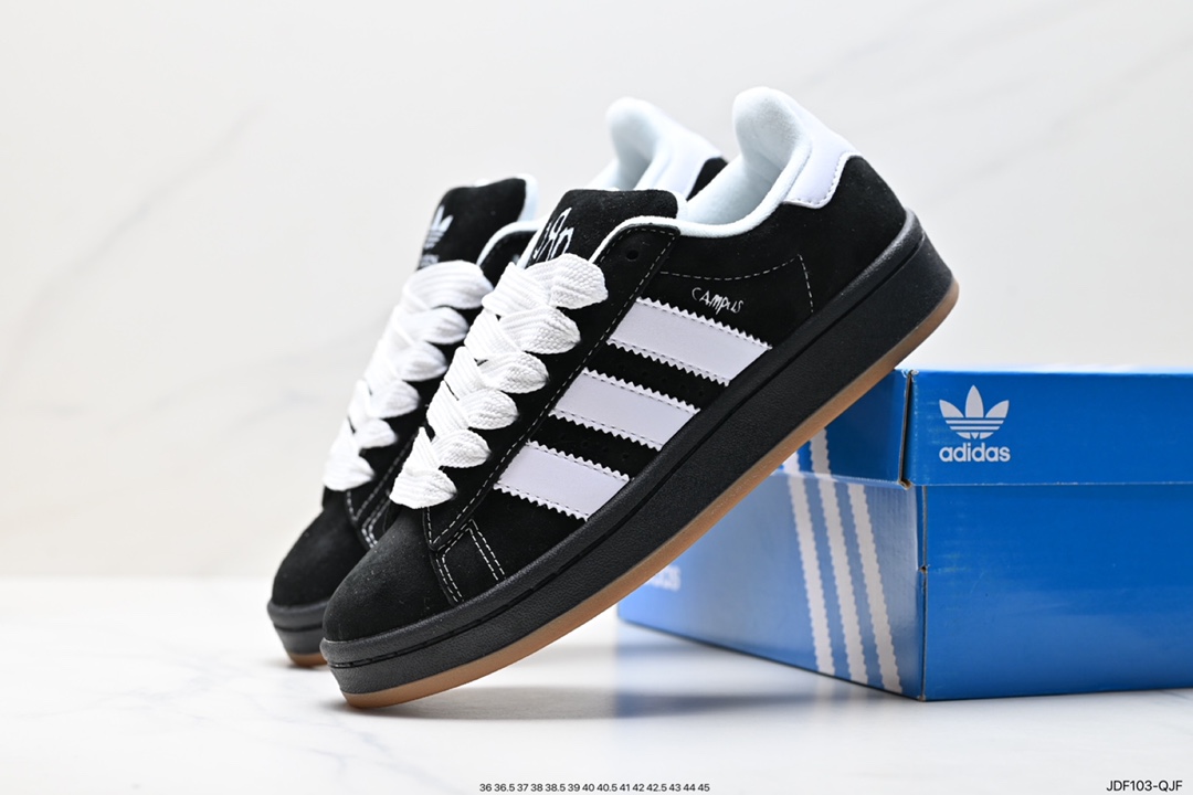 125 阿迪达斯Adidas Originals Campus 00s 学院系列 面包风经典复古低帮百搭休闲运动板鞋 ID7717