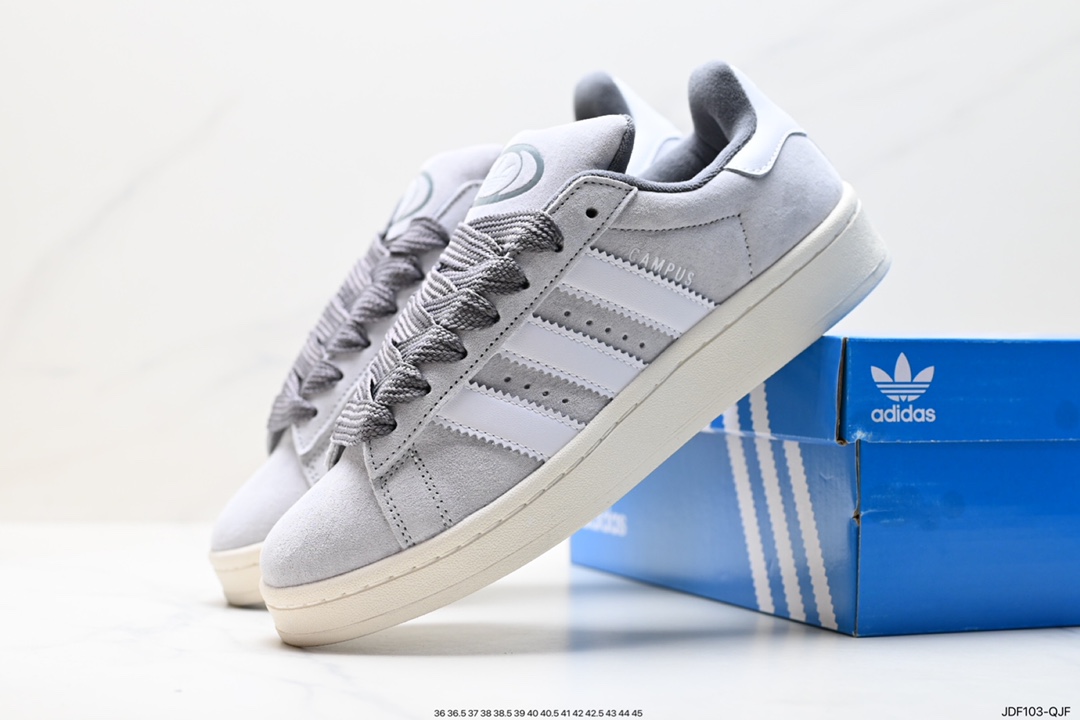 125 阿迪达斯Adidas Originals Campus 00s 学院系列 面包风经典复古低帮百搭休闲运动板鞋 ID7717