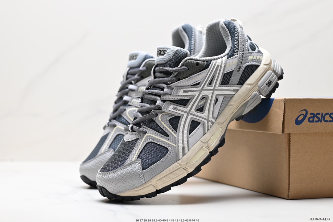 150 Asics Gel-Kahana 8 系列 浅灰 亚瑟士经典户外跑鞋 1011B387-021