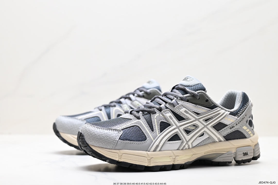 150 Asics Gel-Kahana 8 系列 浅灰 亚瑟士经典户外跑鞋 1011B387-021