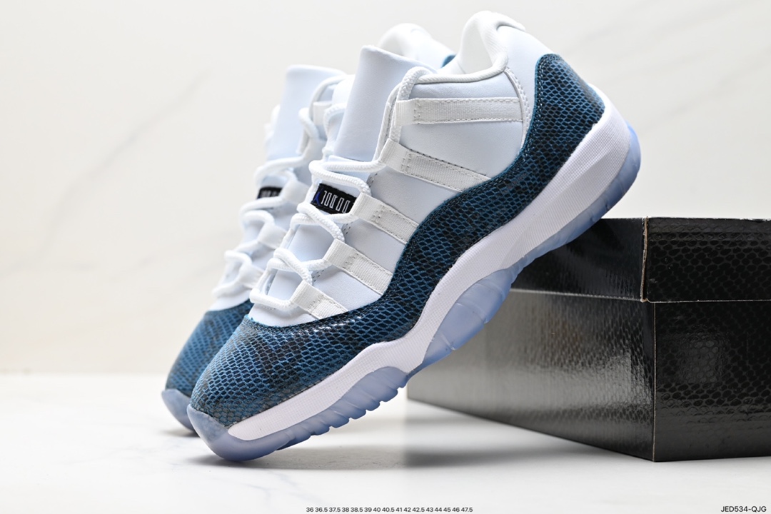 150 耐克Nike Air Jordan 11 Retro Low”Concord“AJ11代篮球鞋 AV2187-160