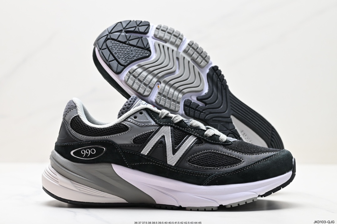 New Balance Made in USA 990v6 ”Moon Mist” Sixth Generation Series Running Shoes ”Dark Gray Reflective Silver USA” M990AC6