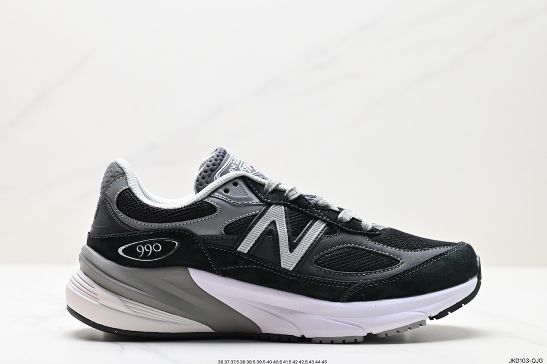 New Balance Made in USA 990v6 ”Moon Mist” Sixth Generation Series Running Shoes ”Dark Gray Reflective Silver USA” M990AC6