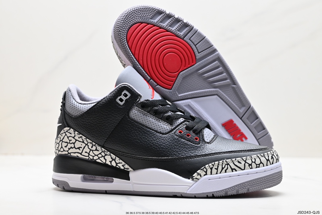 200 Air Jordan 3 Retro ”Hide and Sneak“ 白灰棕 854262-001